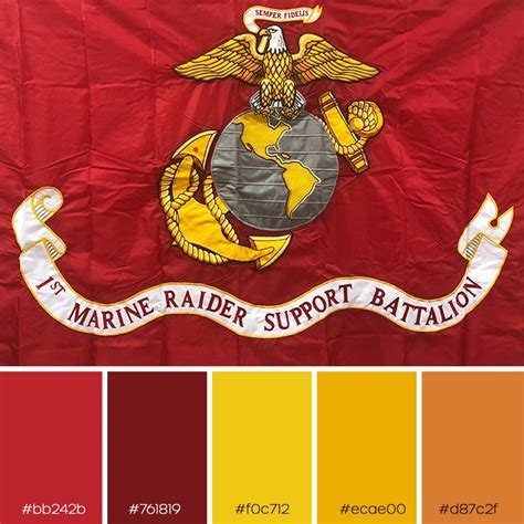 marine corps color chart.